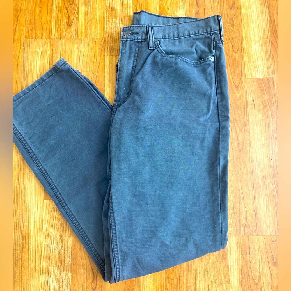 Levi Blue Slacks 34x32 - Picture 1 of 8